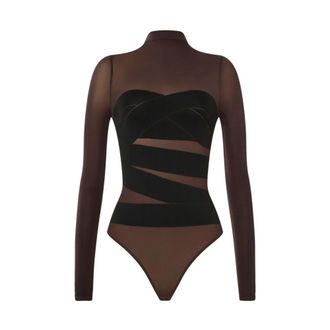 Wolford Top - Dames - Bodies - Zwart - S - Wol - Tops