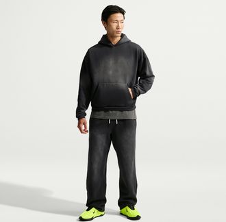 Nike Mens Standard Issue Brushed Heavy Oversized Basketball Pants in Grey | IM6341-013