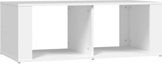 vidaXL Mesa de centro madera contrachapada blanco 100x50x36 cm Vidaxl