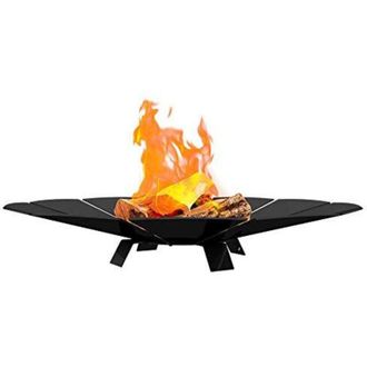 Kratki Braciere da giardino Kratki Fire Sunny da appoggio, rotondo, peso 10,5 kg, diametro L68,4 cm, altezza H11,3 cm, realizzato in robusto acciaio