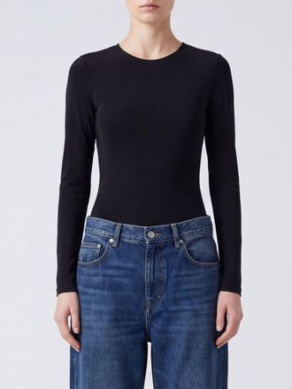 Maison Margiela Crewneck Long-Sleeved Jersey Bodysuit with Logo