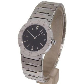 Bulgari Pre-owned Bb 30Ssd Roestvrij staal Quartz Horloge - Dames - Vintage Horloges - Grijs - ONE Size - Vintage
