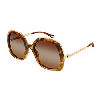 Chlo&eacute; Dames, Accessoires, Bruin, Maat: 56 MM Nylon
