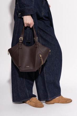 Loewe Hammock Flip Medium Shoulder Bag, Womens, Brown