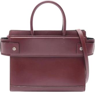 Givenchy Pre-owned Horizon Medium 2Way Handbag - Dames - Vintage Handtas - Rood - ONE Size - Leer - Vintage