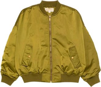 Michael Kors Bomber in raso - Verde