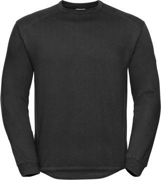 Russell Athletic Russell Unisex Sweatshirt voor zwaar werk voor volwassenen (Zwart)