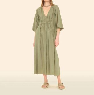 Xirena Angela Dress In Dark Seagrass