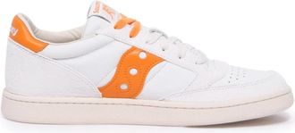 Saucony Jazz Court Schoenen in Wit/Oranje - Heren - Sneakers - Wit - 46 EU - Schoenen