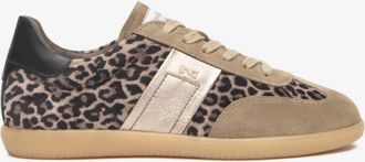 Nero Giardini Womens Low Profile Sneaker In Leopard