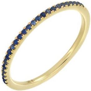 Bony Levy Stackable Sapphire Ring in 18K Yellow Gold Sapphire at Nordstrom, Size 7.5