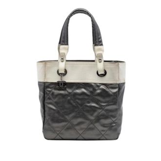 Chanel Pre-owned Paris Biarritz Tote Bag - Pre-owned - Mujer - Gris - ONE SIZE