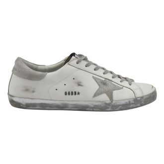 Golden Goose Sneakers, male, White, Size: 7 US Super-Star Sneakers