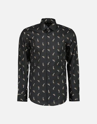 HUGO BOSS Mens H Hank Kent C1-214 Shirt - Black - Size: 40