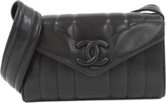 Chanel Borsa a spalla Pre-owned in pelle di agnello - - Pre-owned - Donna - Nero - ONE SIZE