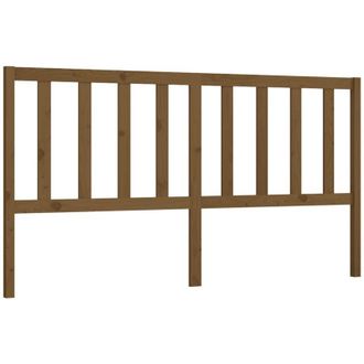 vidaXL Testiera per Letto Ambra 206x4x100 cm in Legno Massello di Pino - Vidaxl