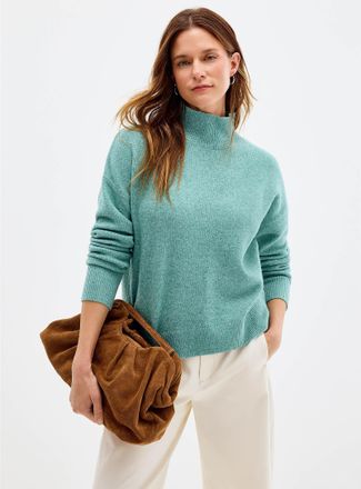 Contemporaine Womens Loose mock-neck sweater