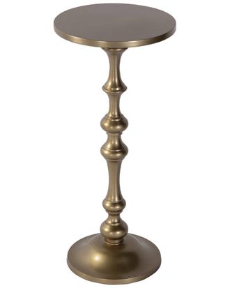 Butler Butler Specialty Company Passeo 10In Round All Metal Pedestal Base End Table