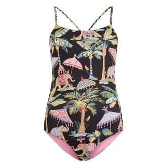 Red Valentino One-piece, female, Multicolor, Size: S One-piece Swimsuit