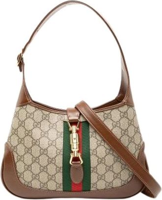 Gucci Pre-owned Shoulder Bags, female, Beige, Size: ONE SIZE Pre-owned The Jackie 1961
