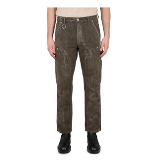 &Eacute;tudes Studio Straight Jeans, male, Brown, Size: M Cotton Pants