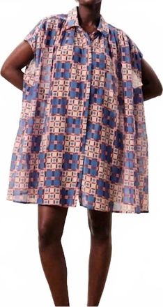 FRNCH Womens Altair Dress In Blue