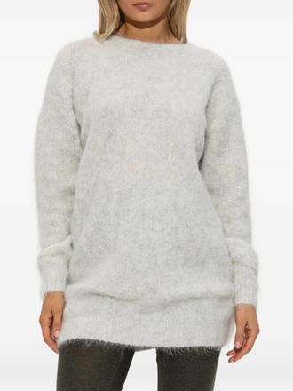 American Vintage Niby mini knitted dress - Grey