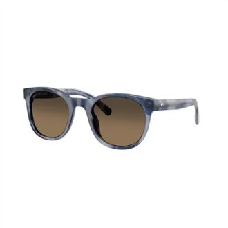 Costa Unisex Middles Polarized Round Sunglasses In Somos Blue Tortoise/copper Gradient