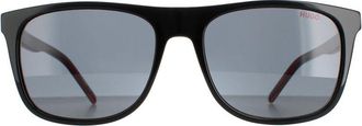 HUGO BOSS Hugo Boss by Rectangle Mens Black Grey HG 1194/S - One Size