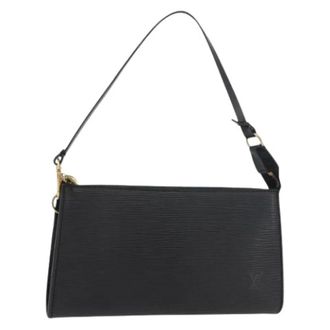 Louis Vuitton Pre-owned Shoulder Bags, female, Black, Size: ONE SIZE Pre-owned Accessory Pouch