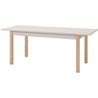 Dmora Tavolo Allungabile Bulzi, 8 Posti, Allungabile, 160x80x77h cm Beige