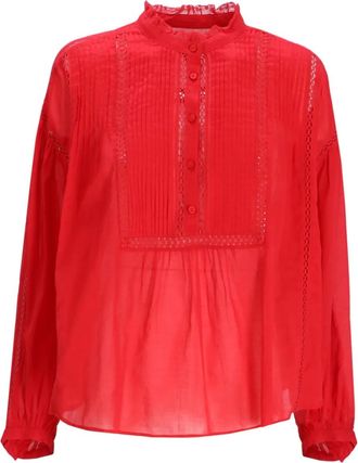 Isabel Marant cotton blouse - women - Cotton - S - Red