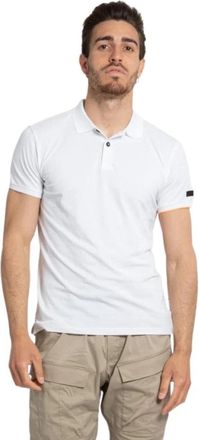 Roberto Ricci Design Polo met Contrastprofiel - Heren - Polos - Wit - 2XL - Katoen - Tops