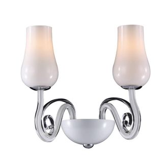 Netlighting Modern Wall Lamp White 2 Light E14