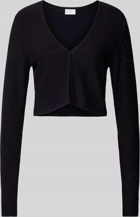 Jake*s Bolero mit Knopfverschluss in Marine Melange, Größe 34