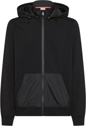 Sun 68 F45115/11 Bomber felpa zip con capp. rimovibile - Heren - Vesten met rits - Zwart - XL - Hoodies & sweatvesten
