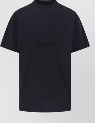 Balenciaga crew neck cotton jersey short sleeve t-shirt