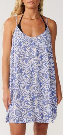 Rip Curl Party Wave Cover-Up in White/blue at Nordstrom, Size Xx-Small
