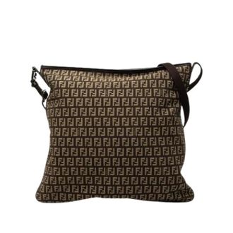 Fendi Borsa a tracolla Pre-owned Vintage in tela - - Pre-owned - Donna - Marrone - ONE SIZE