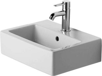 Duravit Duravit - Vero 45cm Lavamanos, Con Rebosadero, Con Banco Para El