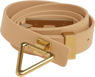 Bottega Veneta Point Lock Riem - Dames - Riemen - Bruin - 70 CM - Leer - Accessoires