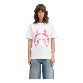 A Bathing Ape A Bathing Ape, Mujer, Camisetas, Blanco, Talla: M
