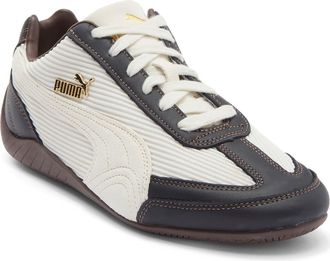 Puma Speedcat Textile Sneaker in Puma Black/Warm White at Nordstrom, Size 11.5