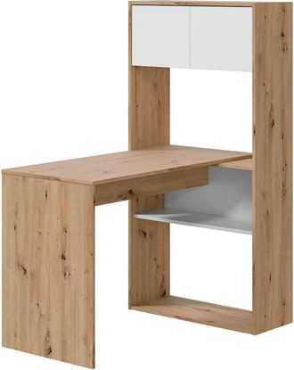 HOGAR 24 Mesa escritorio con estanteria posici&oacute;n vertical u horizontal