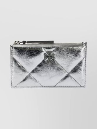 Tory Burch leather zip card holder