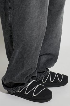 Moon Boot MB ICON SLIPPER Shoes, Mens, Black