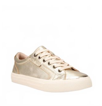 Taos Womens Plim Soul Lux Sneaker In Gold