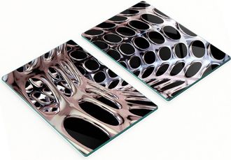 OEM Tablas De Servir De Cristal Para Cocina Con Gr&aacute;ficos, T&uacute;nel De Metal, 2 X 40 X 52 Cm