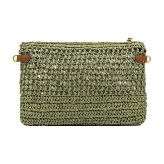 Gianni Chiarini Clutches, female, Green, Size: ONE SIZE Nefeli Pouch Bag