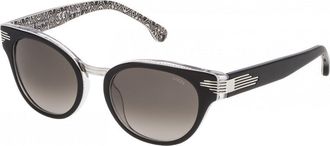 Lozza Womens SL4075M500APA 50 Sunglasses - Black - One Size